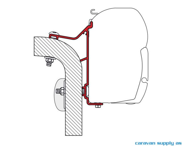Feste F45 Hymer Van/B2 2x8cm + 2x35cm feste 98655-
