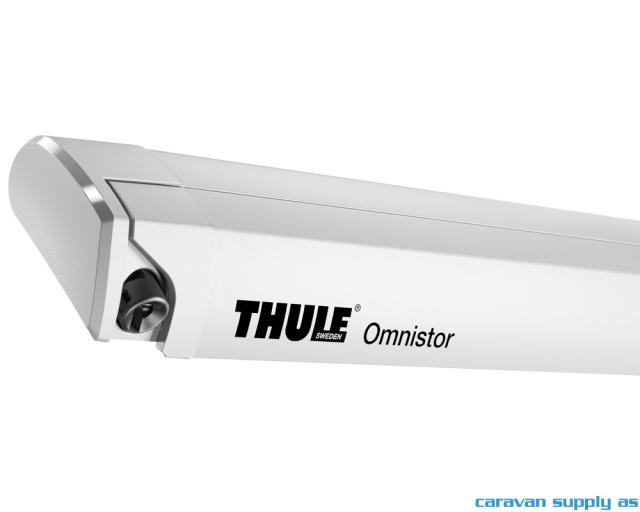 Markise Omnistor 6300 260cm hvit boks mystic grey