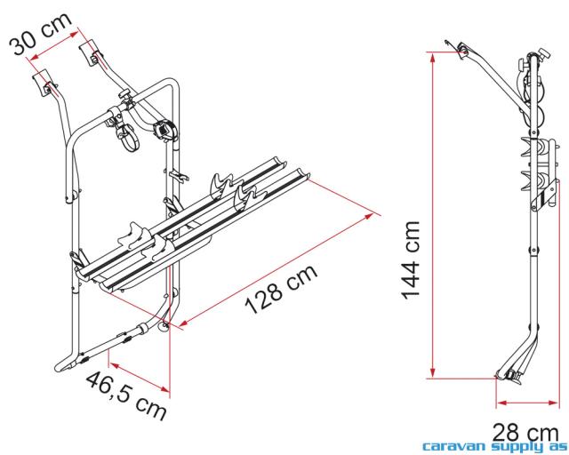 Sykkelstativ Carry Bike VW T5 D