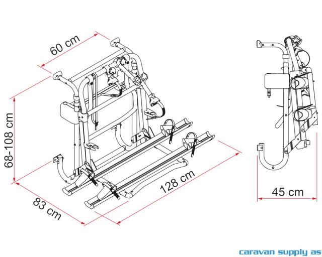 Sykkelstativ Carry Bike Lift 77 E-Bike