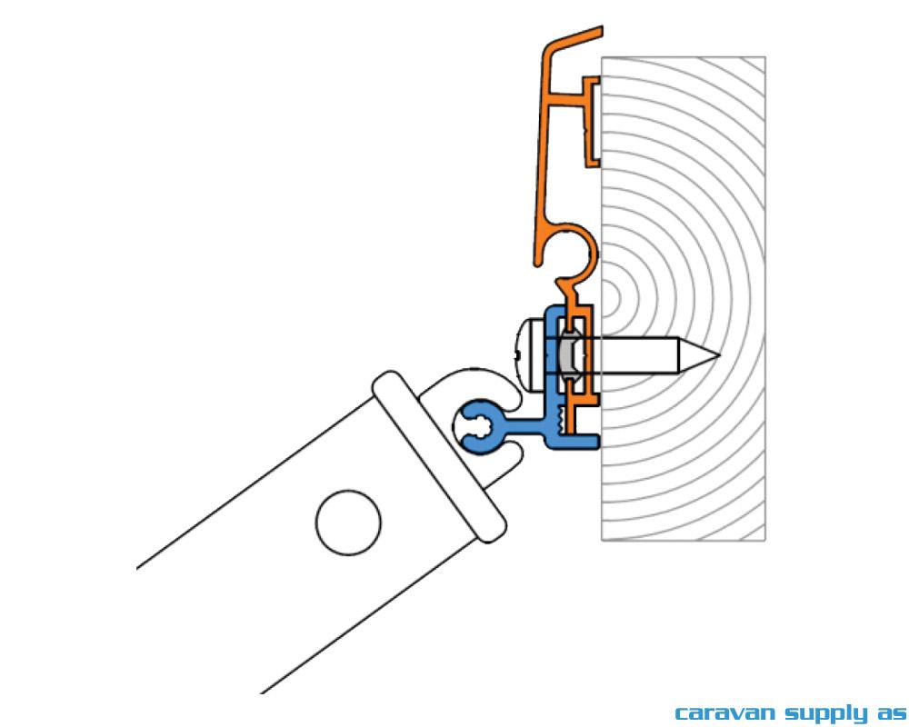Adapter til Thule Sport G2 W150/Hobby (2014)