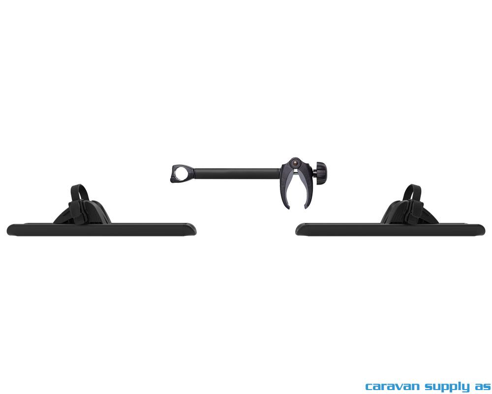 Skinne+holder 3.rad til Thule