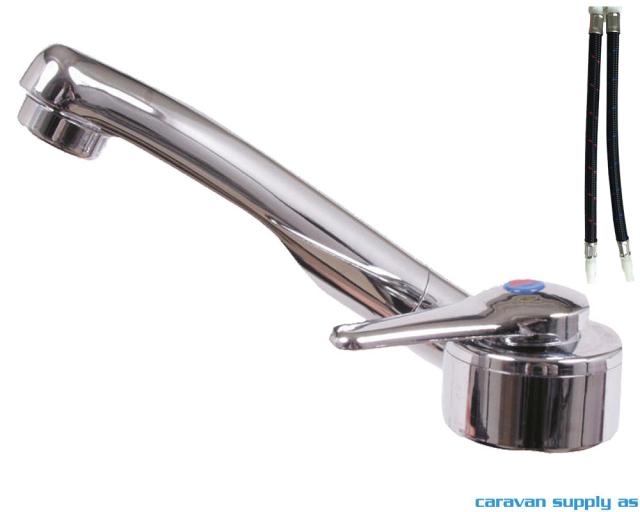 Blandebatteri Florenz Ø33mm m/bryter krom