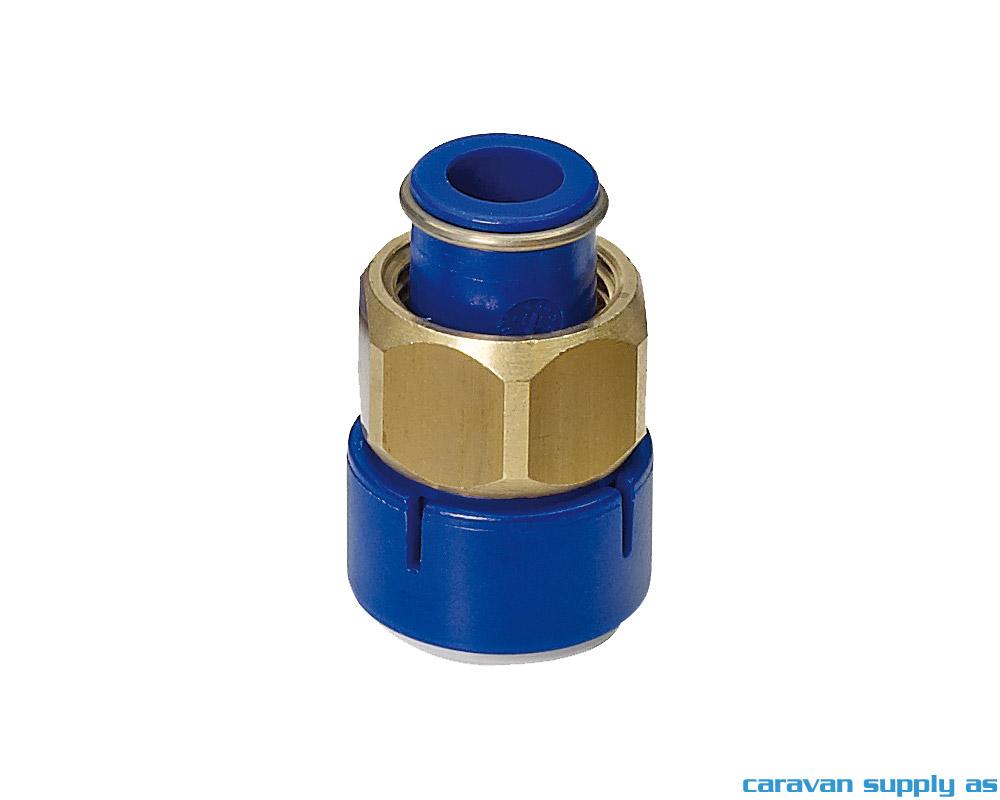 Kobling UniQuick Ø12mm rett m/1/2