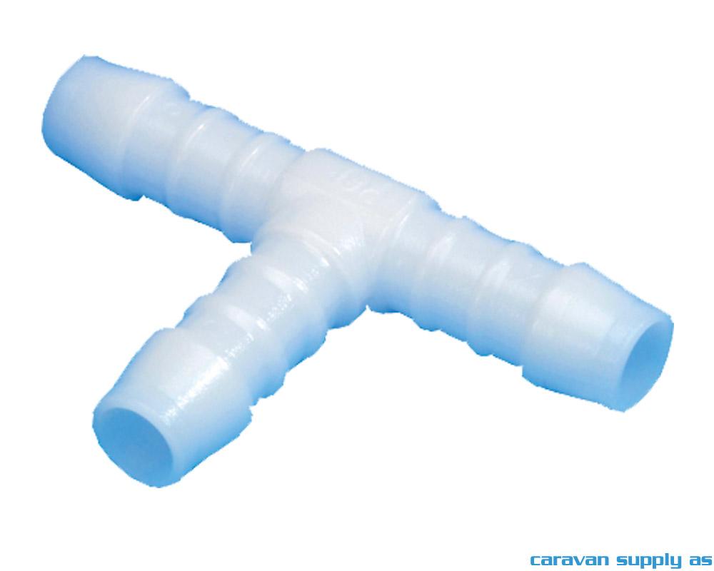 Slangeskjøt vann T 10mm PVC