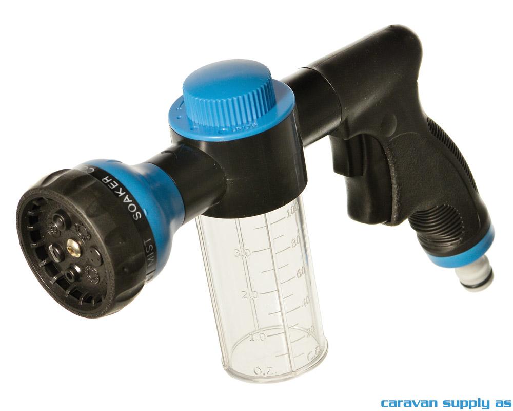Spraypistol m/såpetank