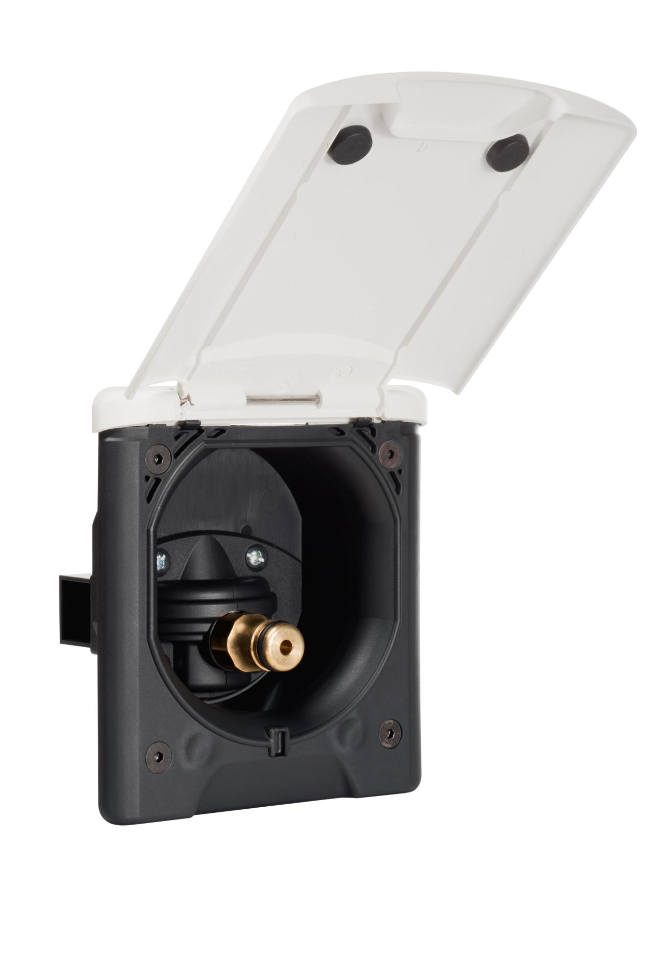 Vanninntaksboks Citybox H14 m/magnet hvit