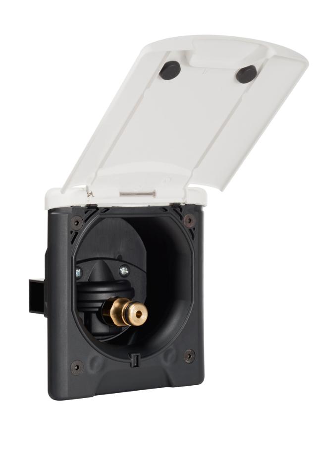 Vanninntaksboks Citybox H14 m/magnet hvit