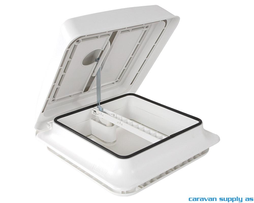 Takluke 28x28cm Fiamma Vent 28 hvit UTGÅR