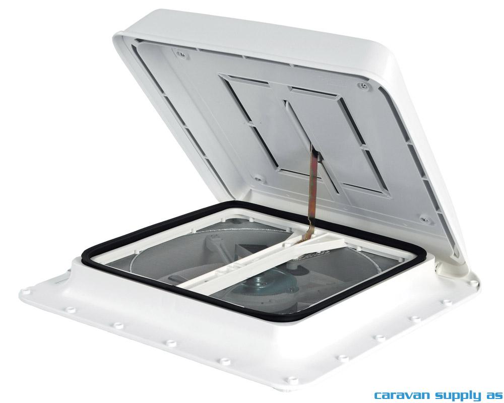 Takluke 40x40cm Fiamma Turbo-Vent hvit