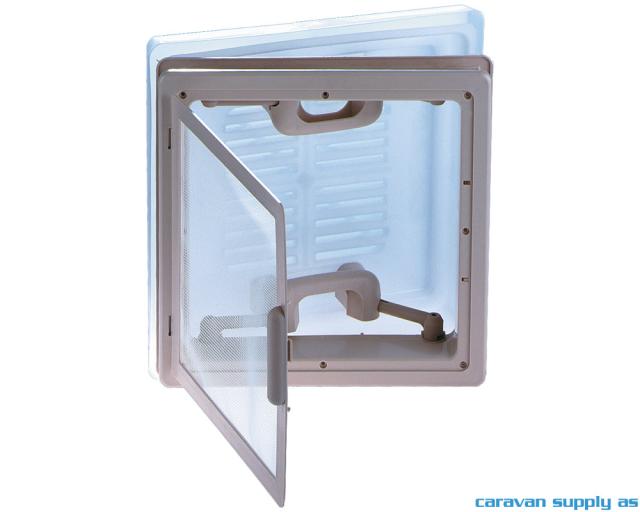 Myggnett til takluke 40x40cm MPK42 beige ramme