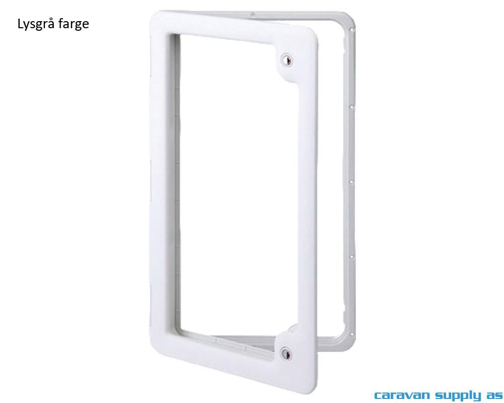 Serviceluke Thetford modell 5 785x340mm lysgrå
