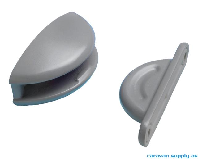 Dørholder plopp grå