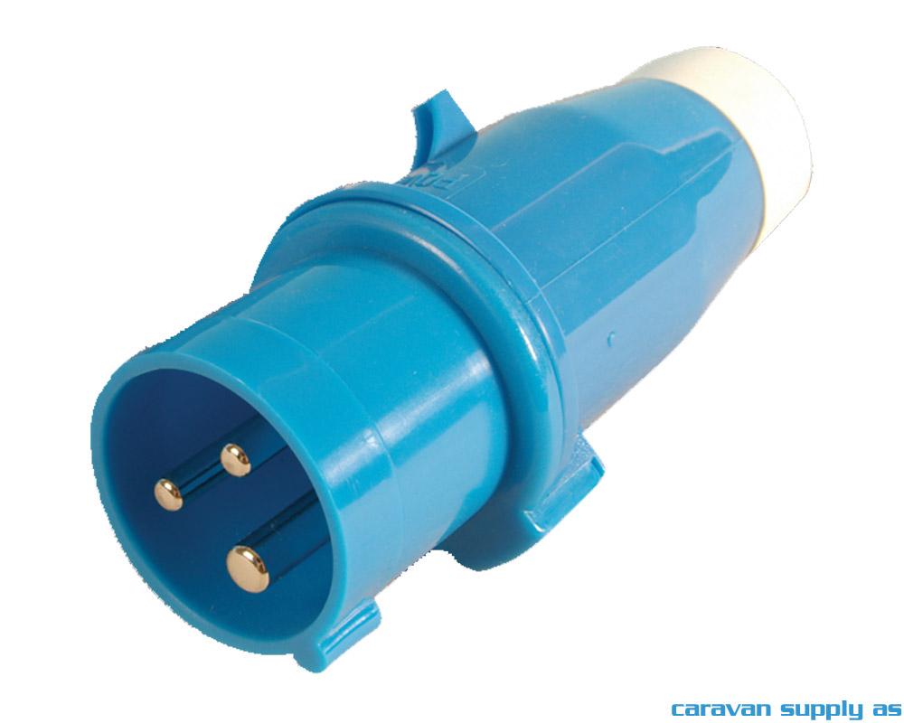 Rettstikk 220V hann CEE17