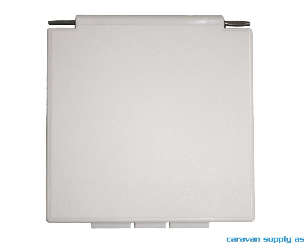 Klapplokk til strøm inn/utboks 220V 10x10cm H05 hv