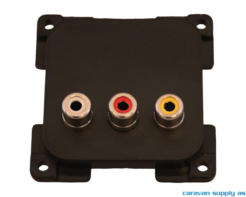 Uttak audio/video C-Line u/ramme