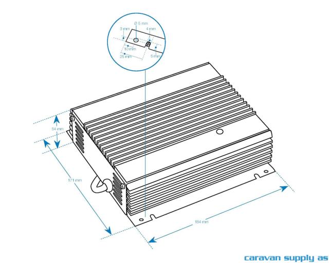 Batterilader Mascot 9740 10A 12V 3trinn