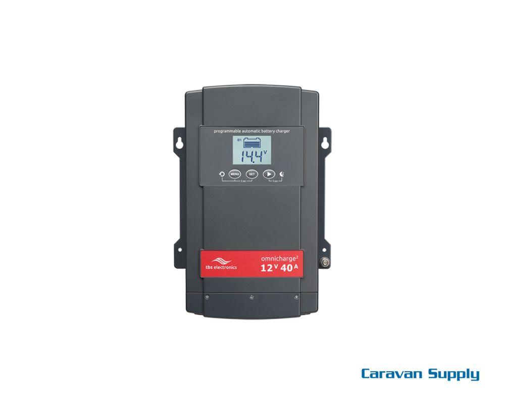 Batterilader 40A 4-steg Omnicharge² 3 utganger