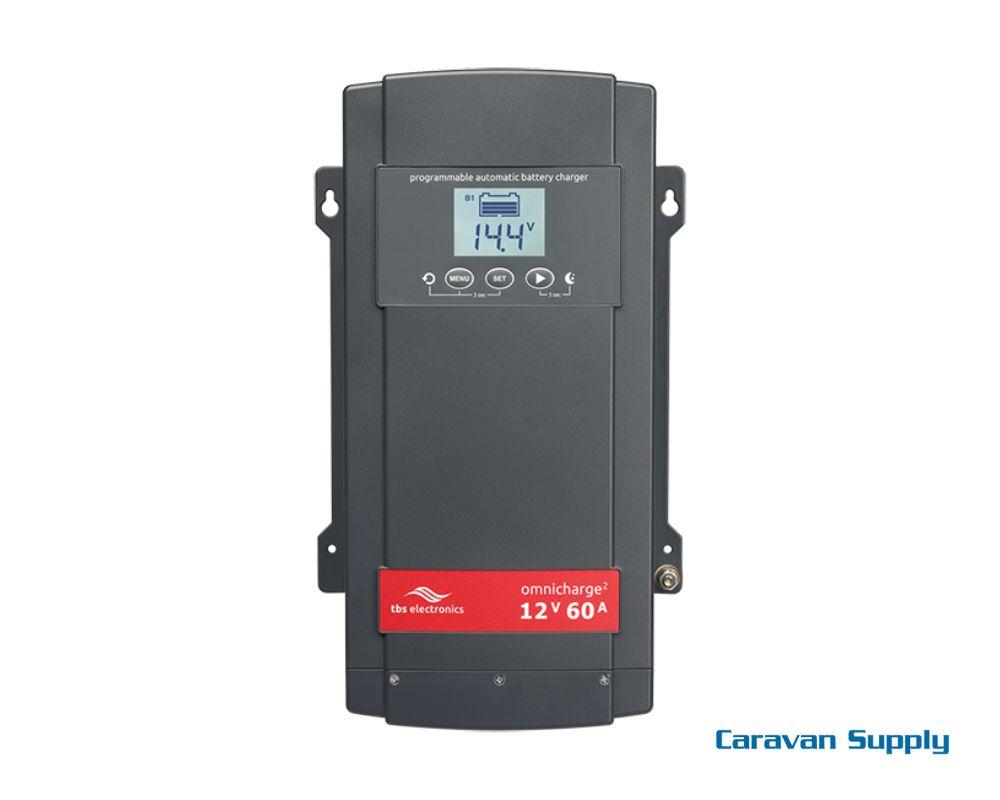 Batterilader 60A 4-steg Omnicharge² 3 utganger