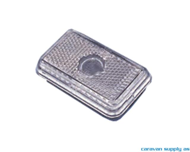 Markeringslys Jokon front kantet m/refleks 74x45x5