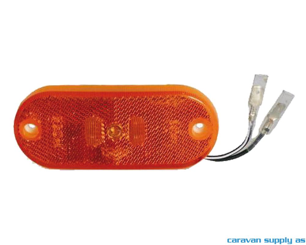 Sidemarkeringslys Jokon LED buet m/refleks+kabel 1