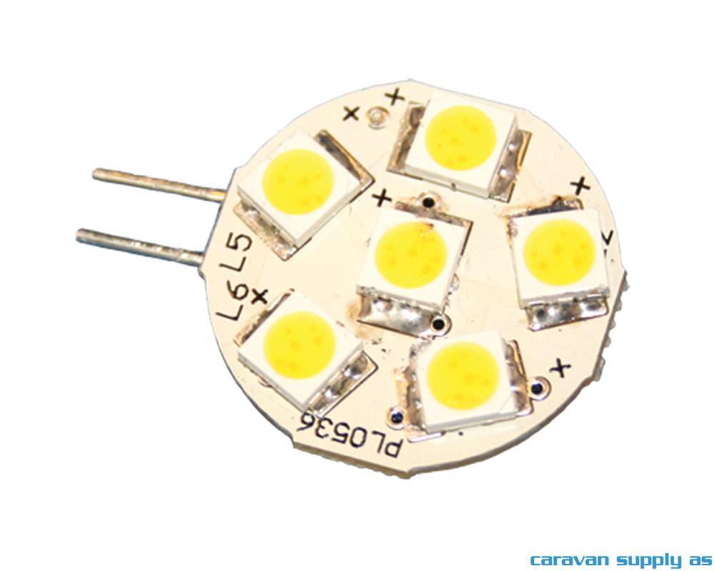 Lyspære G4 LED superflat horisontal 100lumen 1W (7