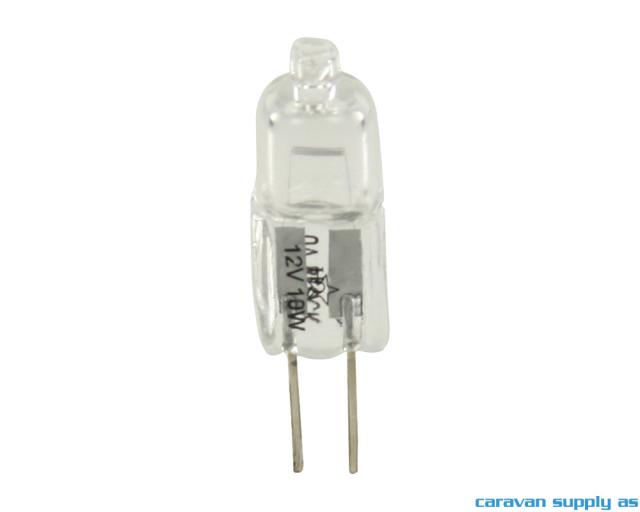 Lyspære G4 14W 12V halogen klar 2stk eske
