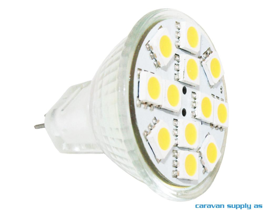Lyspære MR11 LED 100 lumen 1,8W (15W) 12V 35x40mm