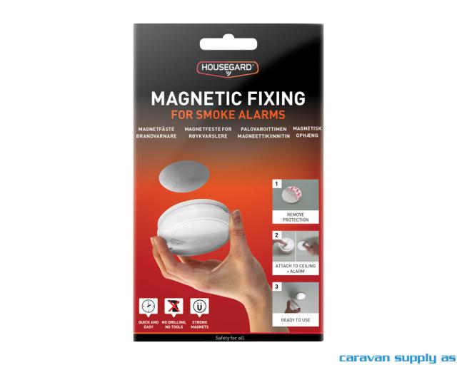 Magnetfeste Housegard til røykvarslere >60mm diam.