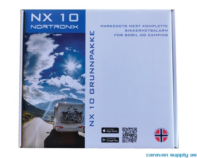 Alarm NX-10 startpakke 12V sølvgrå