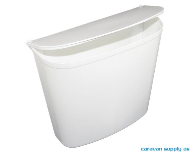 Søppelkasse Lucca 4,5l m/veggfeste 27x25x14cm