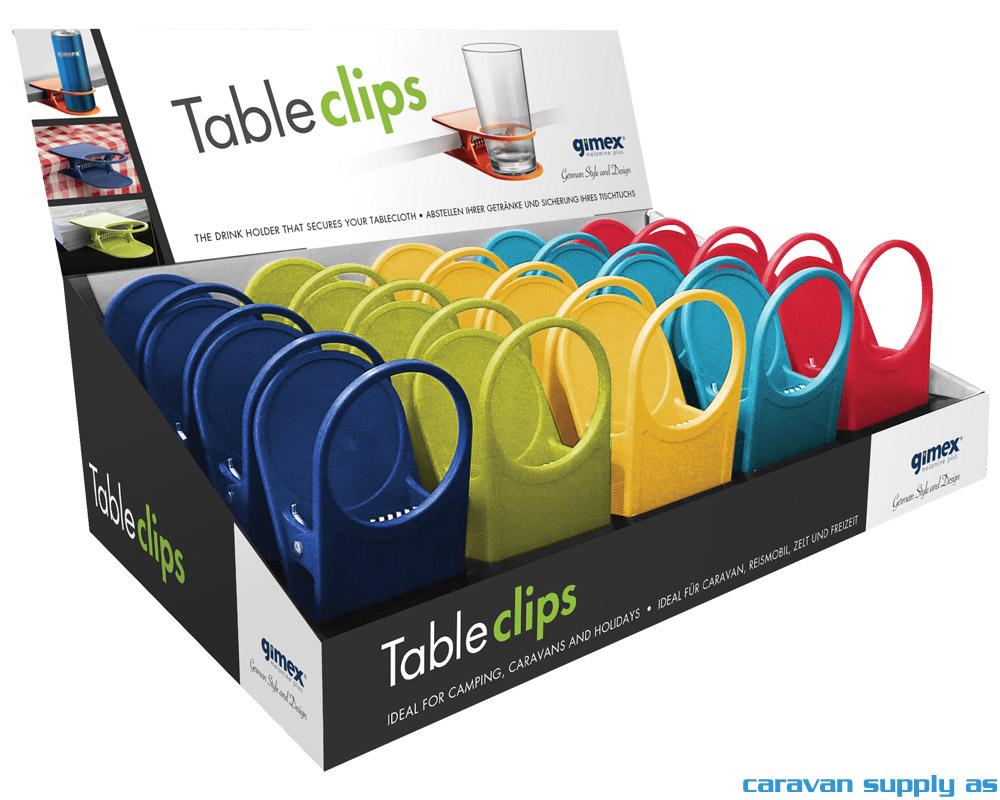 Glass/koppholder Gimex TableClips