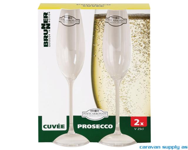 Champagneglass Brunner Cuvée 25cl 2pk.