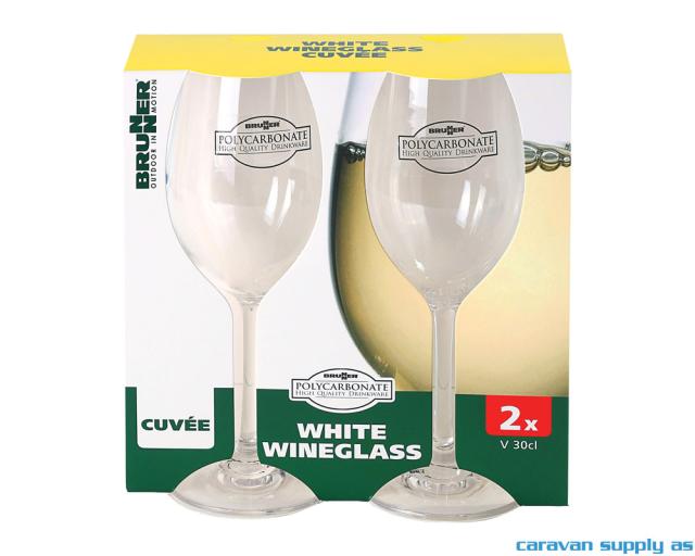Hvitvinsglass Brunner Cuvée 30cl 2pk.