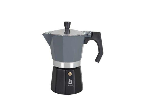 Kompakt kaffetrakter i aluminium grå 0,35