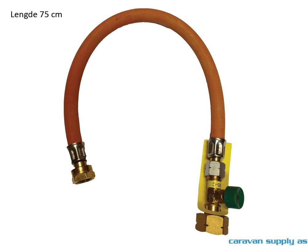 Gasslange Truma m/slangebruddssikring 75cm G8 Euro