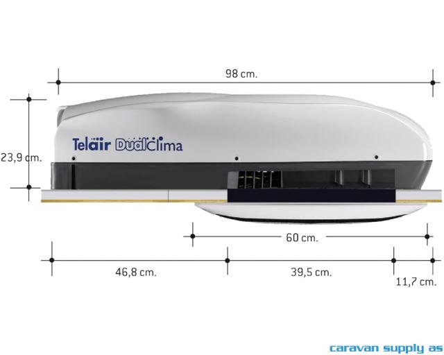 Klimaanlegg Telair Dualclima 8400H 6,5-8m