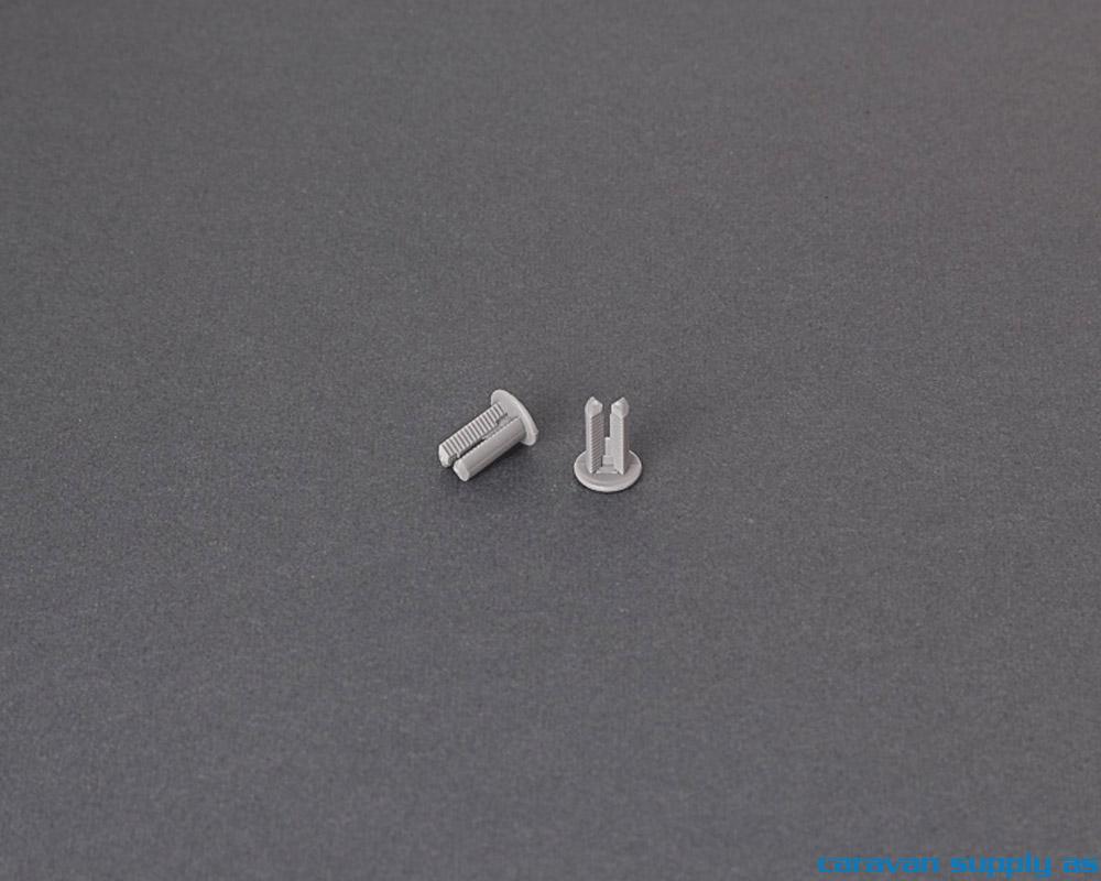 Rivet snip snap awning leg end 2pcs