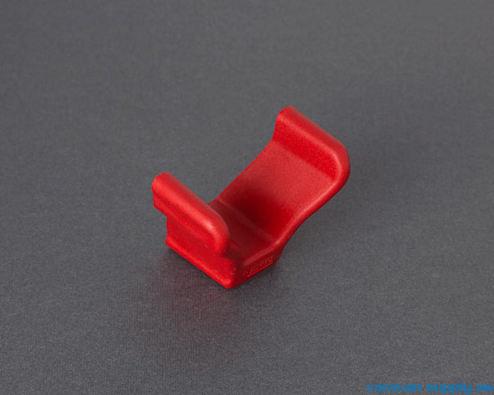 Red end cap for cb rail