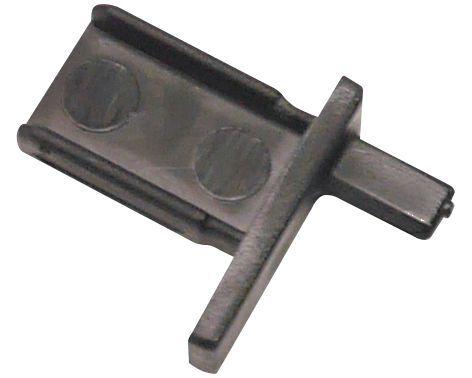 Left end piece with bolt (black)