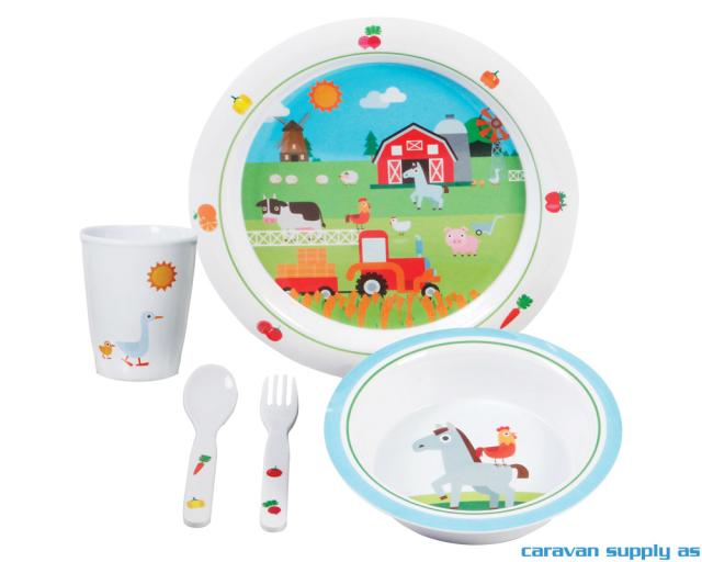 Servise Brunner Farm til barn